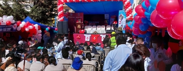 Con música y una feria se conmemoró el Día del Donante de Sangre