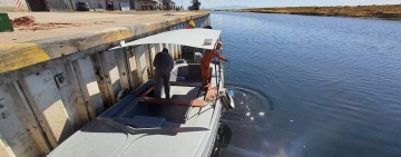 Hidrografía Naval realiza mantenimiento en Estación Hidrométrica en Puerto de Guaqui