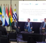 Comisión marítima de Bolivia participa con exposiciones en Asunción, Paraguay