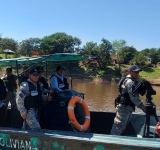 Los Diablos Azules incursionan en ríos de la amazonia boliviana