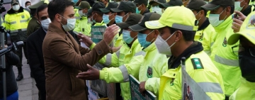 La Policía Boliviana posesiona a directores y comandantes departamentales