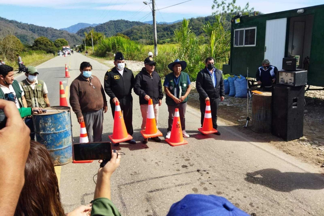 Inauguran puesto de control contra el contrabando en Candado Grande, Tarija