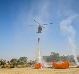 Elogian las 138 incursiones terrestres y aéreas para sofocar incendios 