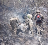 Defensa Civil y FFAA controlan incendios en Capinota y Del Villar