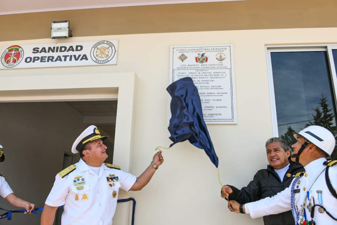 Gobierno entrega Sanidad Operativa a Policía Militar Naval en Carcaje 