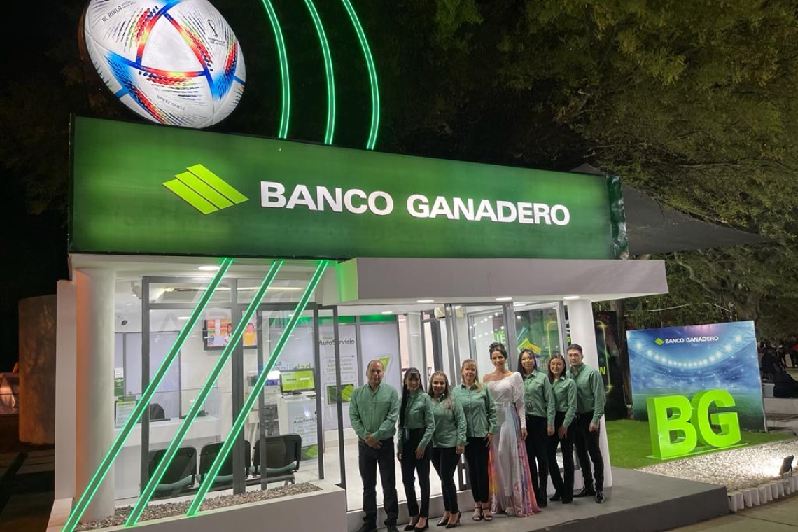 Banco Ganadero impulsa sus canales financieros en la FexpoTarija 2022