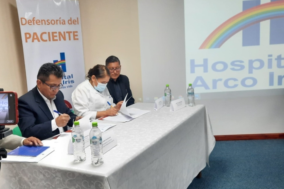 Defensoría y Hospital Arco Iris restablecen oficina del Defensor del Paciente