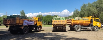 Gobierno entrega cemento para rehabilitación en siete municipios de Tarija