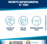 Gobernación de Cochabamba determina acciones preventivas contra el covid-19