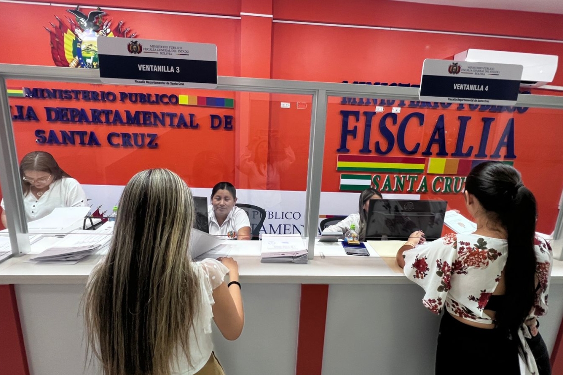 Fiscalía abre nuevas oficinas para atención al público en Santa Cruz