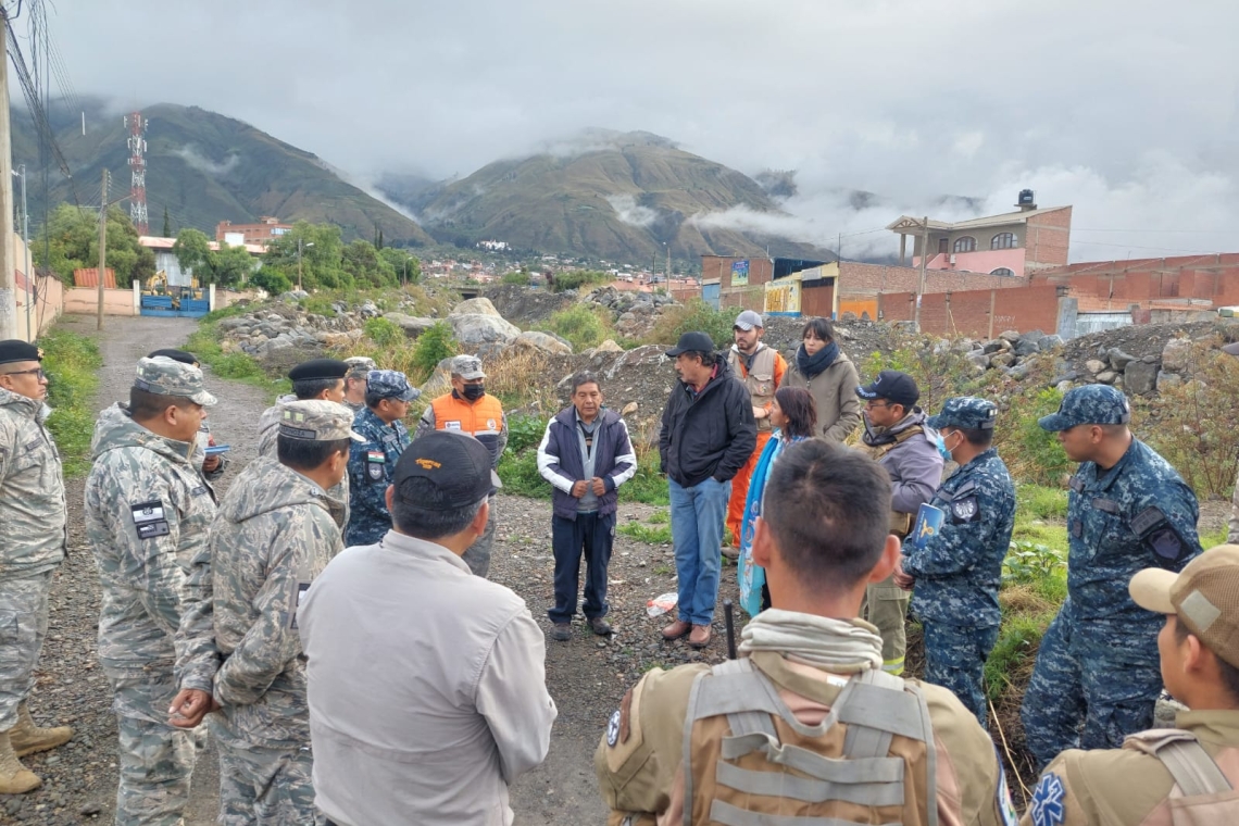 Inspeccionan la cuenca Taquiña para prevenir situaciones de riesgo en Cochabamba