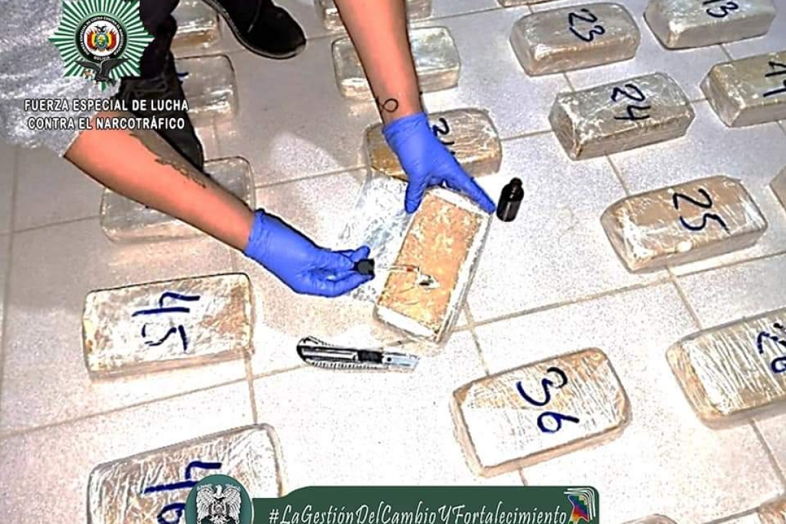 FELCN-Santa Cruz secuestra 169 kilos de cocaína y se afecta al narcotráfico con $us 489.435