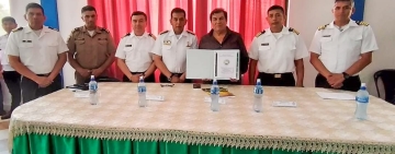 Defensa entrega a Bermejo levantamiento hidrográfico de orden especial