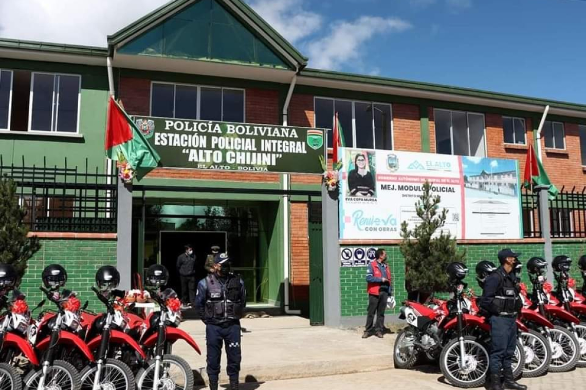 Alcaldía de El Alto invierte Bs 7 millones en equipar a la Policía