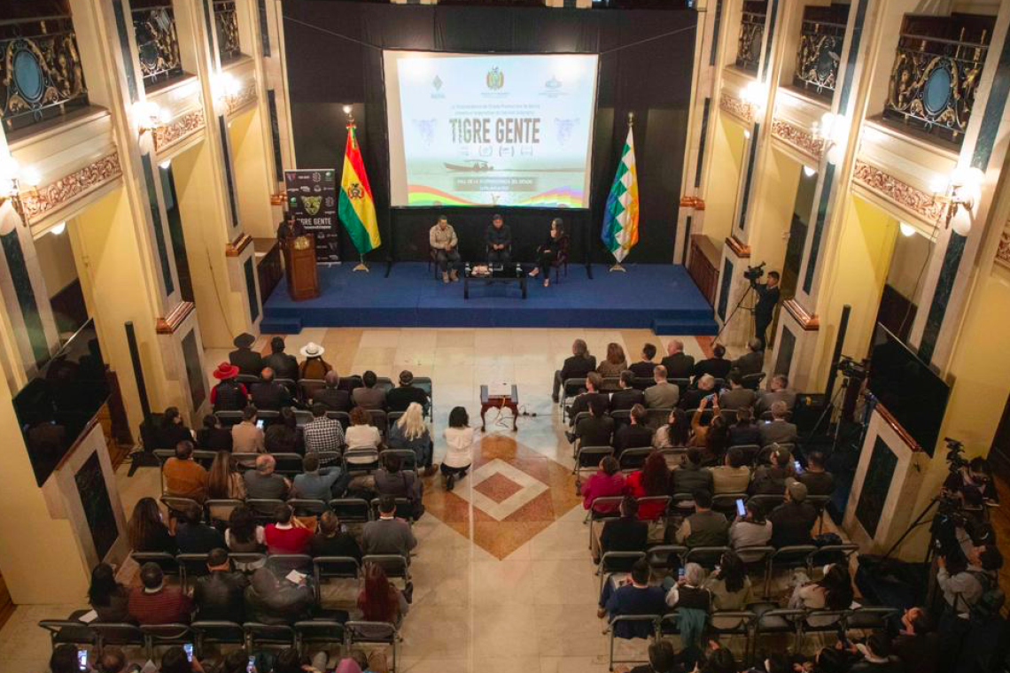 Largometraje muestra tráfico ilegal de jaguares de Bolivia a China, Choquehuanca pide cooperación para combatirlo