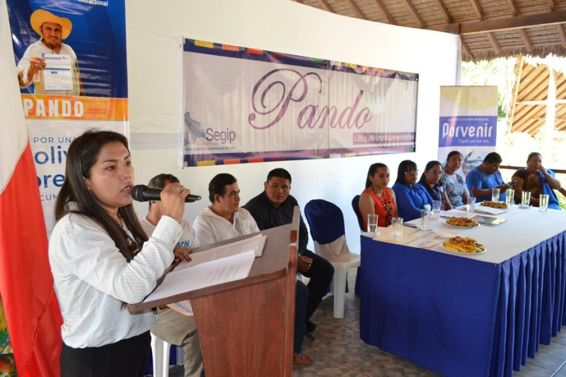 Porvenir es el primer municipio libre de indocumentados de Pando