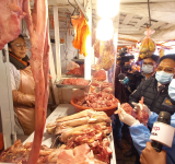 VDDUC-INLASA hacen muestreo de carne para ver su procedencia