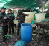 Fuerza antidroga destruye un “mega laboratorio” de cocaína valuado en $us 250 mil
