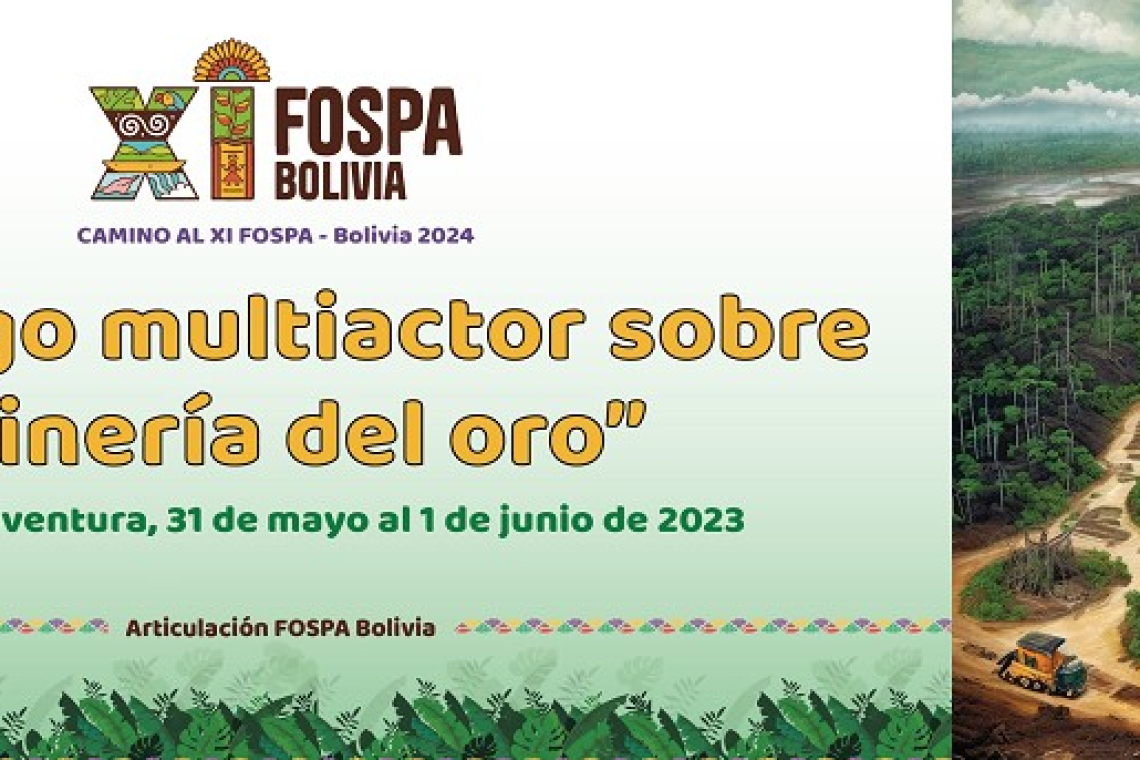 Diálogo Multiactor aborda la problemática de la minería del oro en la Amazonía boliviana