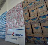 Aduana comisa tres camiones con 40 toneladas de contrabando en Potosí