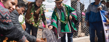 Entregan 6 sistemas de agua para potenciar la producción agropecuaria en Corque y Salinas 