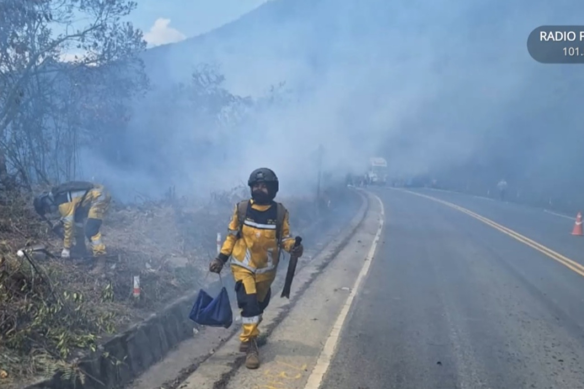 Incendio en región de Cotapata, municipio de Coroico fue controlado