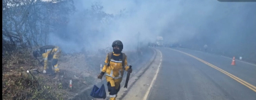 Incendio en región de Cotapata, municipio de Coroico fue controlado