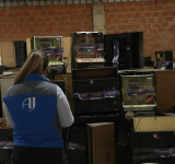 AJ y empresa de reciclaje destruye 782 máquinas de juego ilegales