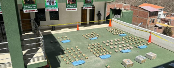En Uyuni secuestran 256 kilos de marihuana y se afecta al ilícito con $us 361.762