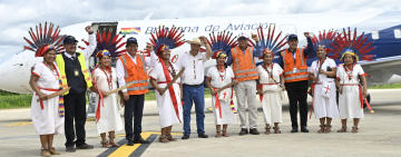 Arce entrega aeropuerto de Rurrenabaque y anuncia vuelos frecuentes de BoA a Beni