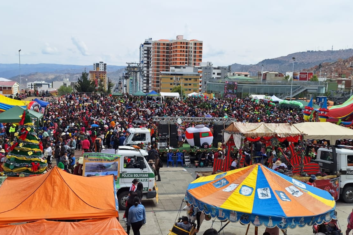 La Policía reunió a 5.000 niños y niñas para festejarlos por Navidad