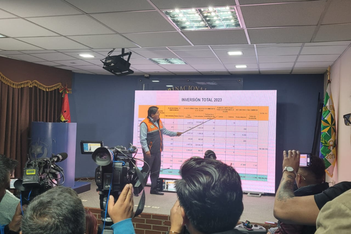 Defensa Civil avisa Alerta Naranja por lluvias en ocho regiones de Bolivia