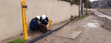 YPFB aísla las redes primarias de gas natural afectadas por la crecida del río en Lipari