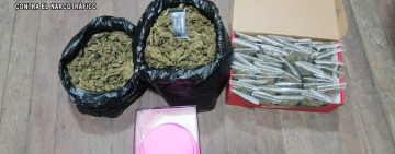 FELCN salvaguarda a la juventud y retira 2.838 dosis de marihuana