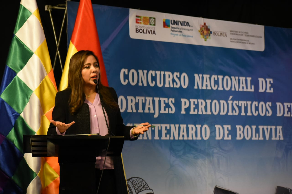 Presentan Concurso Nacional de Reportajes Periodísticos para el Bicentenario de Bolivia