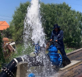 Llega agua de Misicuni a la zona norte de Cochabamba 