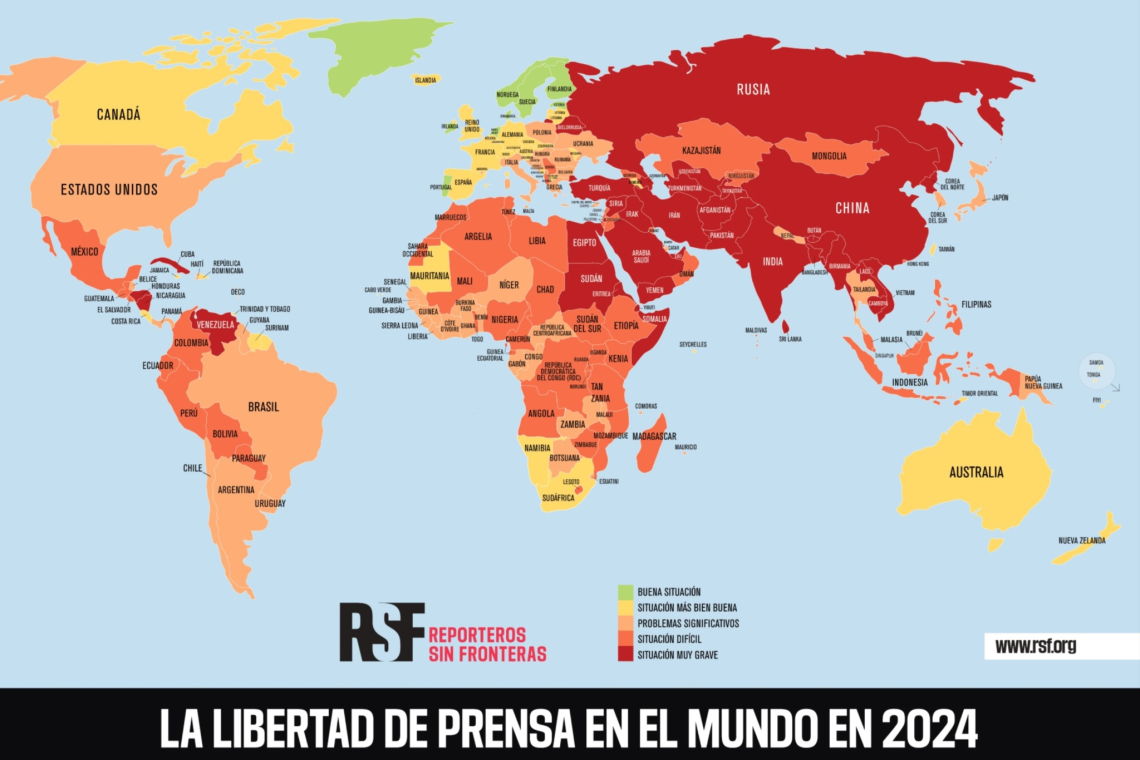 RSF baja la calificación de Bolivia: “Medios del Estado disfrutan de privilegios y los independientes sufren presiones”