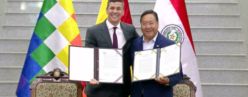 Gobiernos de Bolivia y Paraguay firman acuerdos de integración en beneficio de ambos pueblos 