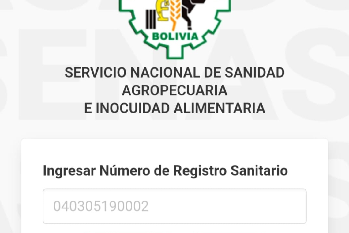 Habilitan la app “Senasag Bolivia” para verificar Registro Sanitario de embutidos y otros productos