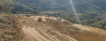 Se interviene actividad minera ilegal en Samaipata y hay 12 aprehendidos
