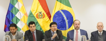 Bolivia y Brasil fortalecerán cooperación en la producción de gas, fertilizantes y litio