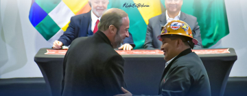 Bolivia-Brasil firman Carta de Intenciones para cooperación en el sector minero