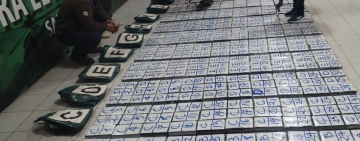 FELCN y Fiscalía investigan nexos con tráfico de 400 kilos de cocaína