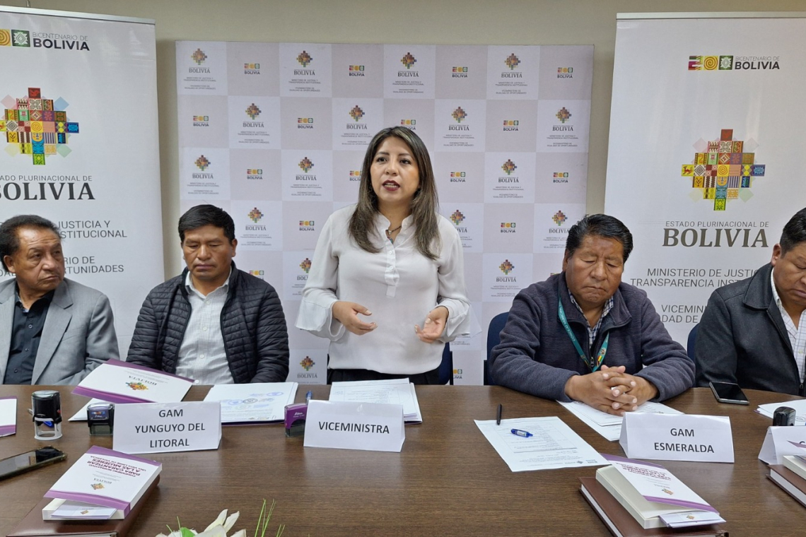 VIO y 5 municipios de Oruro forman Red Local Litoral contra la violencia