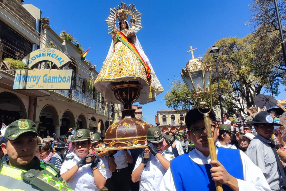 Gobierno realzó la devoción a la Virgen de Urkupiña y pide la unidad de los bolivianos