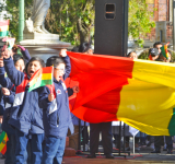 Bolivia celebra el 199 aniversario de creación de la Bandera, símbolo patrio de unidad