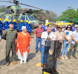 Por aire desplazan bomberos para disipar incendios en San Ignacio de Velasco