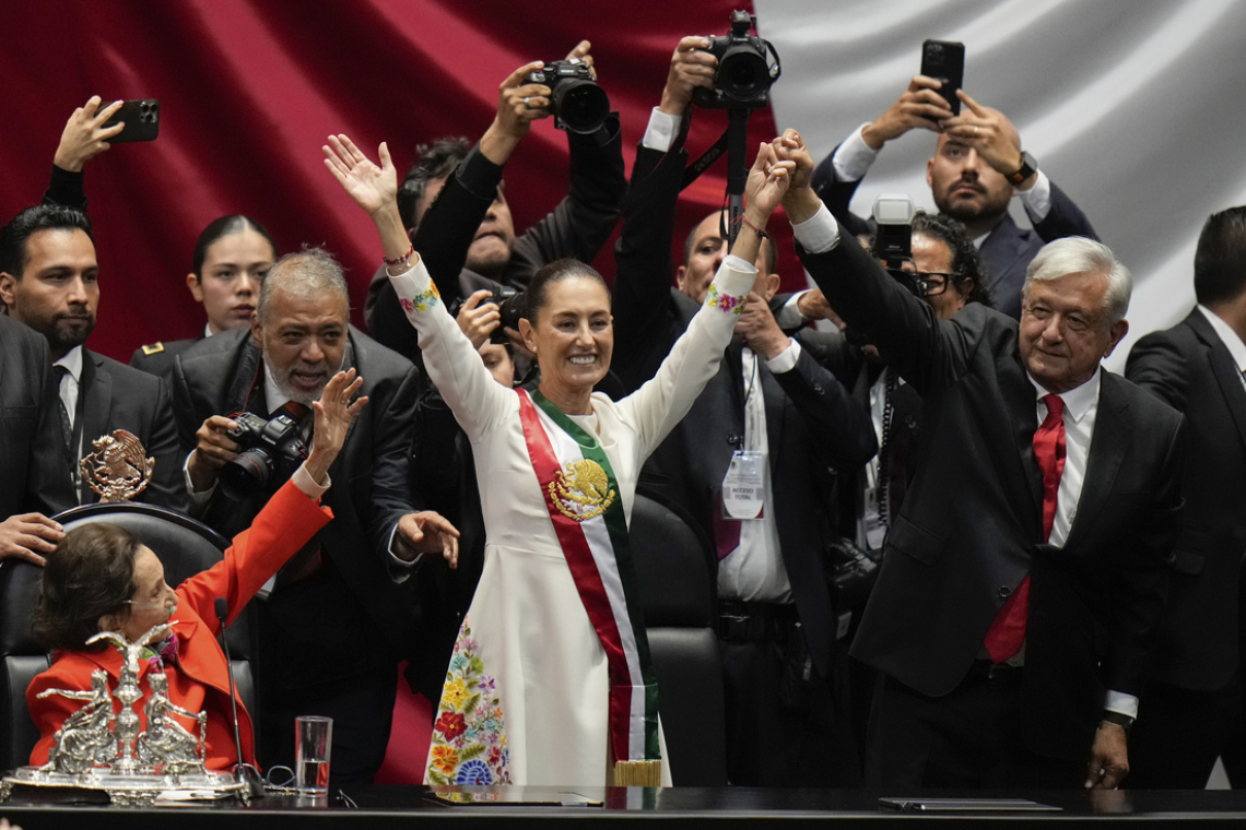 "Es tiempo de mujeres": presidenta Sheinbaum