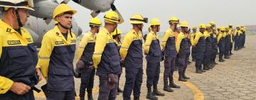 Nuevo contingente de bomberos venezolanos se suma a la lucha contra incendios