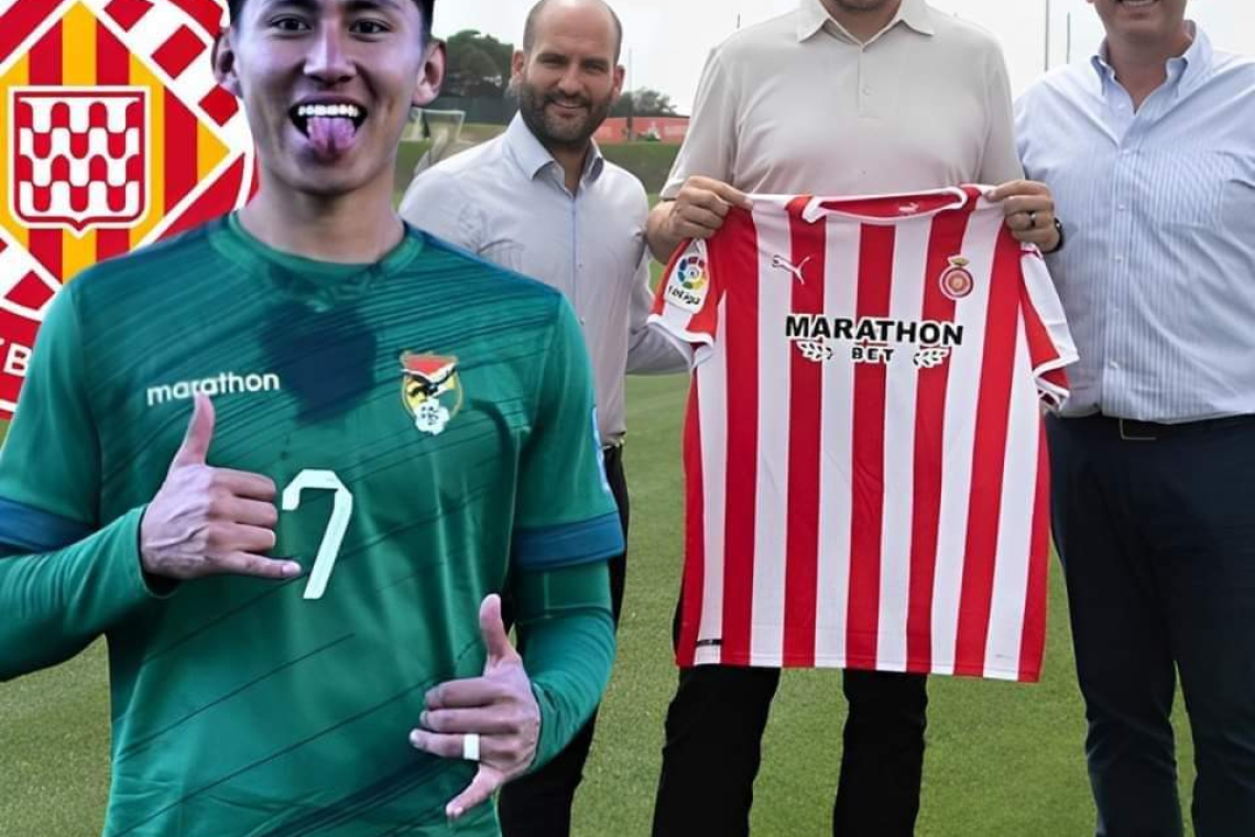 Miguel Terceros, delantero de la Selección Boliviana en la mira del Girona